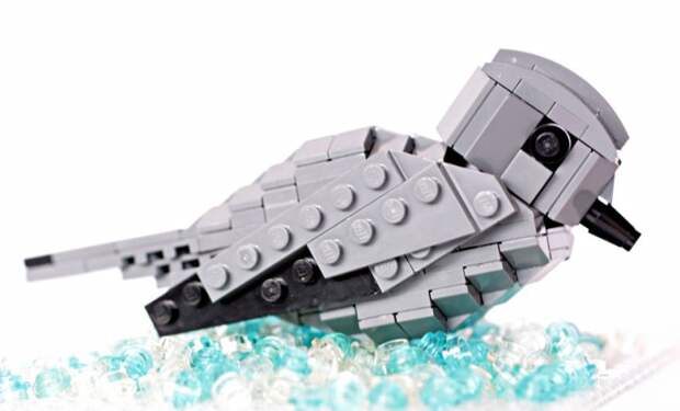 том пулсом скульптуры птиц из конструктора LEGO (15)