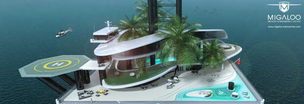 Kokomo Floating Island - World's Only Island For Private Superyachts And Submarines