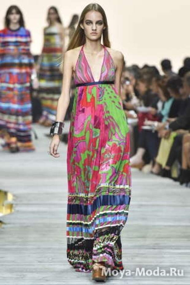 Модные сарафаны весна-лето 2015 Roberto Cavalli