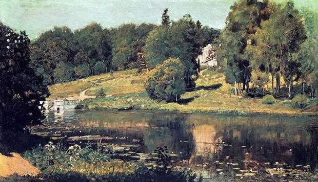 Аполлинарий Васнецов. Ахтырка. Вид усадьбы, 1894 Аполлинарий Васнецов. Ахтырка. Вид усадьбы, 1894