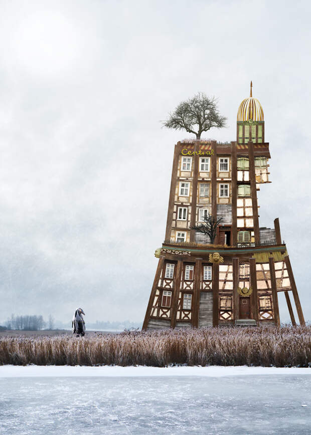 Сюрреалистическая архитектура от Matthias Jung