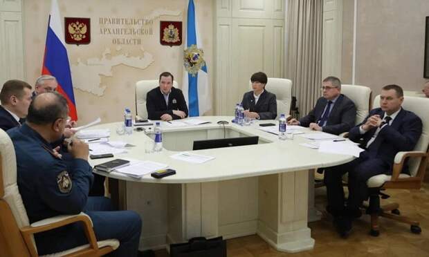 Александр Цыбульский доложил полпреду о подготовке Архангельской области к ледоходу и пожароопасному сезону