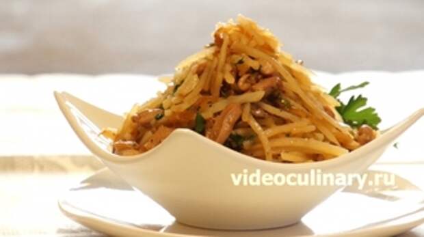 пошаговый фото-рецепт и видео-рецепт Корейский картофельный салат Камди-ча