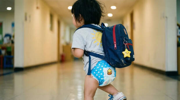 Прошло исследование: Почему 26% британских первоклашек идут в школу в подгузниках