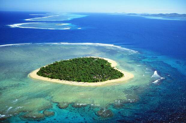 5. Остров в форме сердца, Фиджи в мире, остров
