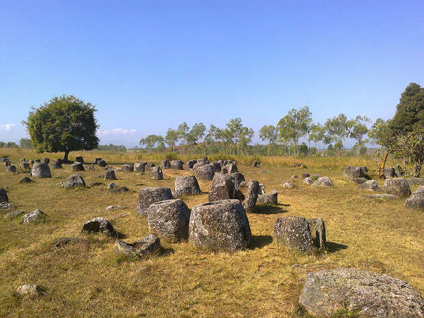 Долина кувшинов в Лаосе. Фото