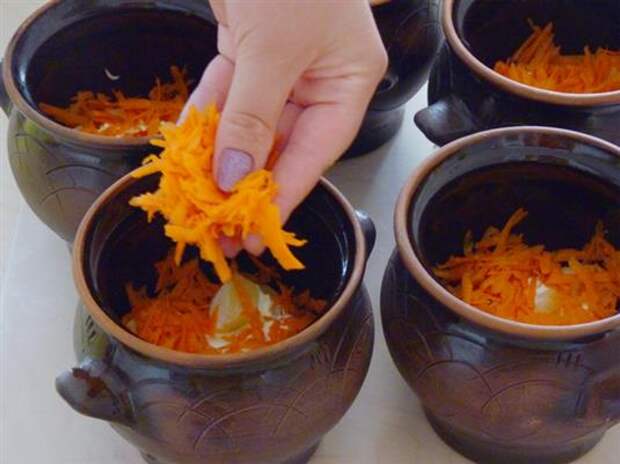Жаркое в горшочках - пошаговый кулинарный фото-рецепт