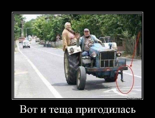вот и теща пригодилась демотиватор, прикол, юмор