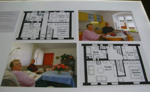 Так выглядит план-схема квартир в Фуггерай.