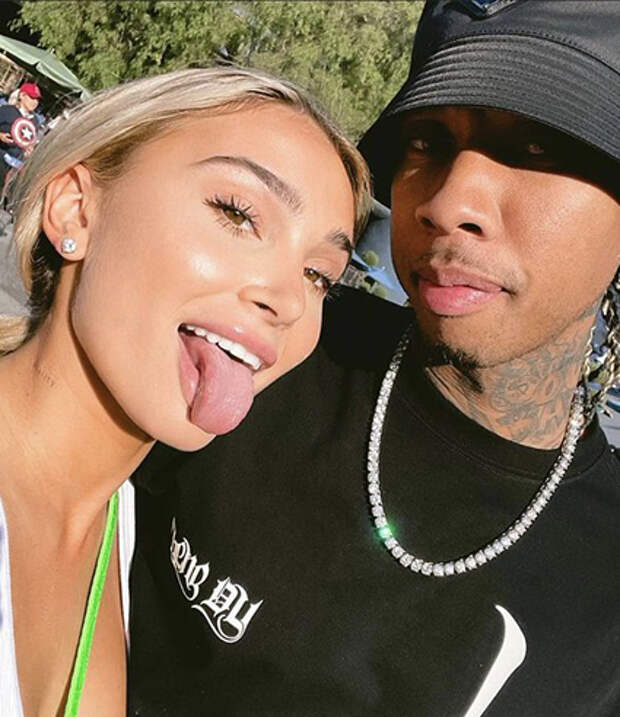 Камарин Свенсон и рэпер Tyga 