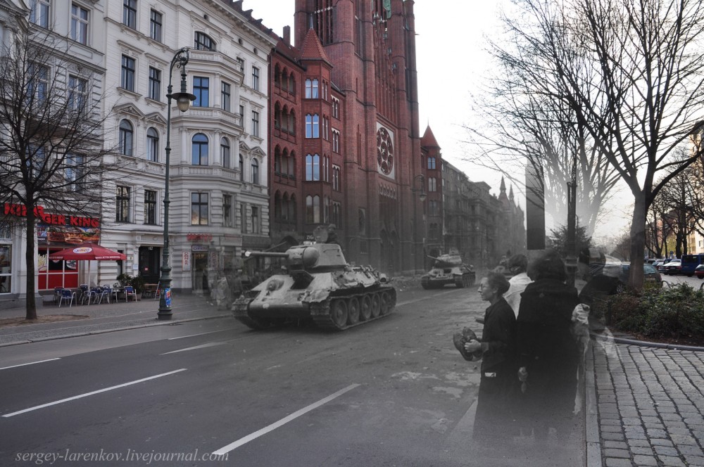 004.Берлин 1945-2010 Советские танки на ул. Мерингдамм - Mehringdamm.jpg 004.Берлин 1945-2010 Советские танки на ул. Мерингдамм - Mehringdamm.jpg