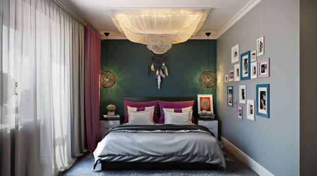Дизайн спальни 12 кв.м: интересные идеи и полезные советы (56 фото)