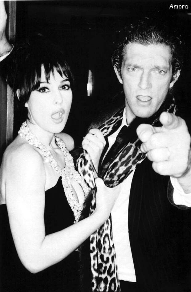 Моника Белуччи (Monica Bellucci) и Венсан Кассель (Vincent Cassel) в фотосессии Эллен фон Унверт (Ellen von Unwerth) для журнала Studio (2005), фото 1