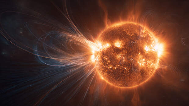 Солнце выбросило гигантский протуберанец