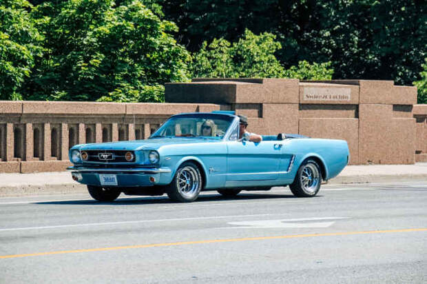 Mustang convertible.