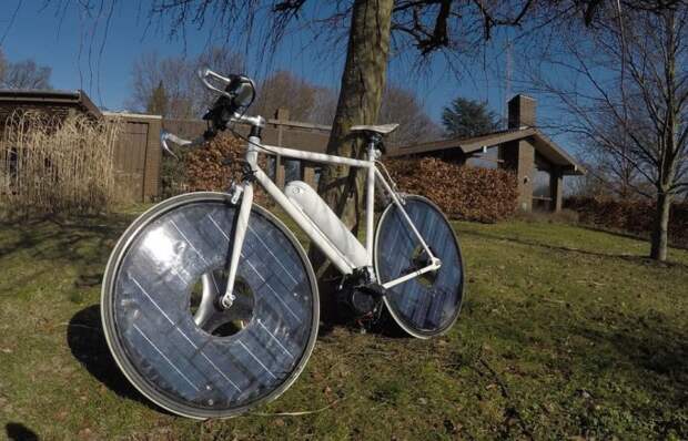 Гибридный велосипед Solarbike на солнечных батареях (6 фото + видео)