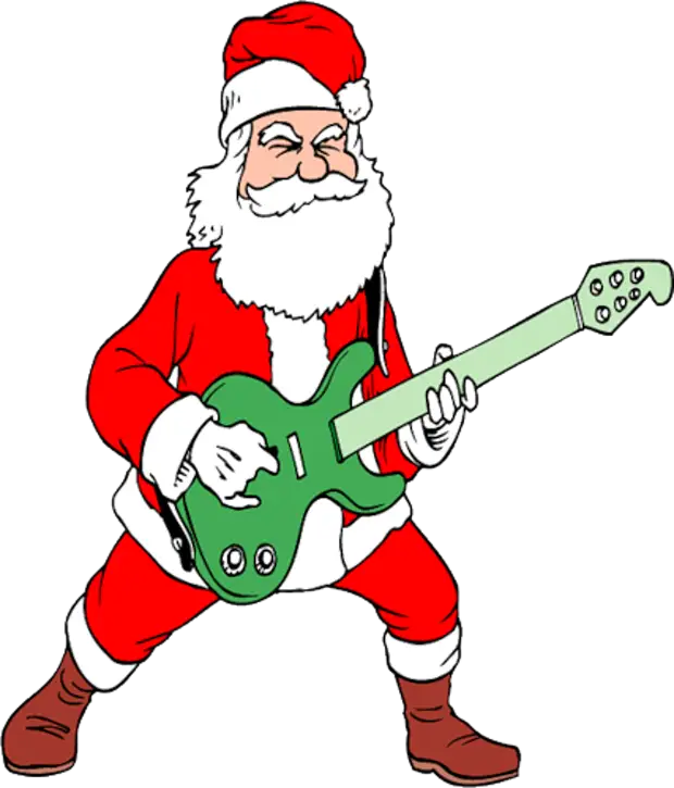 Деда исполняет. Дед Мороз с гитарой. Поющий дед Мороз. Поющий Санта.