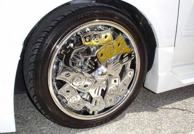 Самые необычные колеса на автомобилях диски, колеса, литые диски