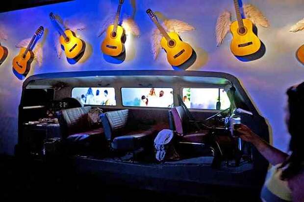 Музей авто истории в турине, италия. (трафик)