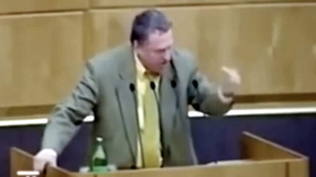 Владимир Жириновский / Кадр из видео заседания Госдумы