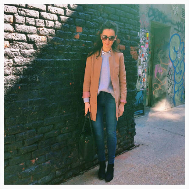 Instalook Camel Coat 2