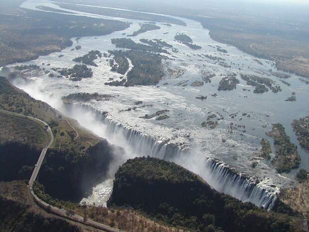 10. Водопад Виктория водопады, красота, природа