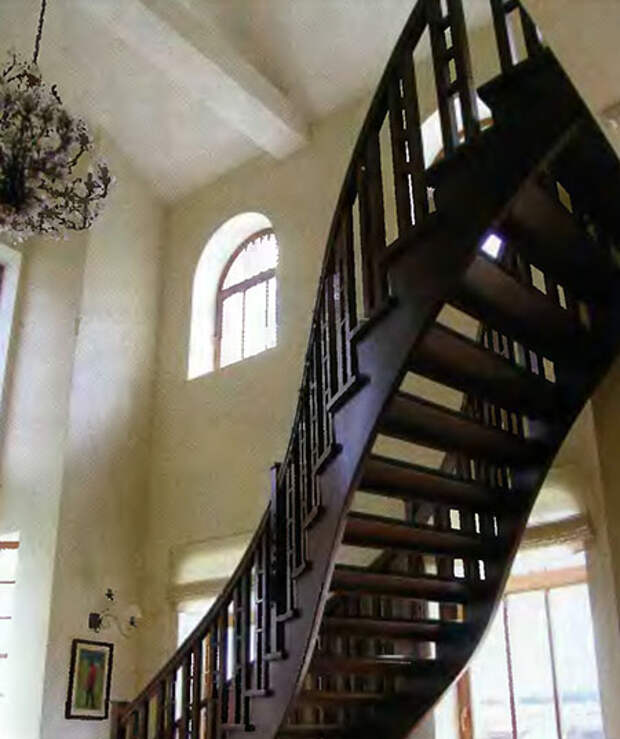 Виды лестниц на второй этаж или мансарду в доме 6