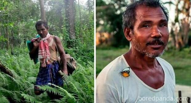 Экологический активист Джадав Пайенг из Индии в течение нескольких десятилетий высаживал деревья на берегу реки Брахмапутра и ухаживал за ними, превратив бесплодный участок в лес размером 550 гектаров. Лес назвали в его честь
