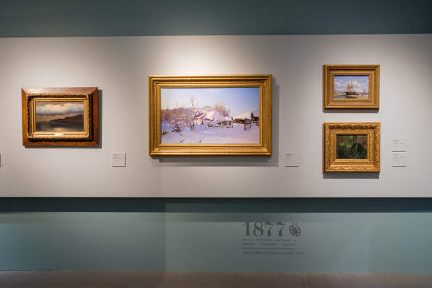 Экспозиция выставки «Импрессионизм с русской душой» 