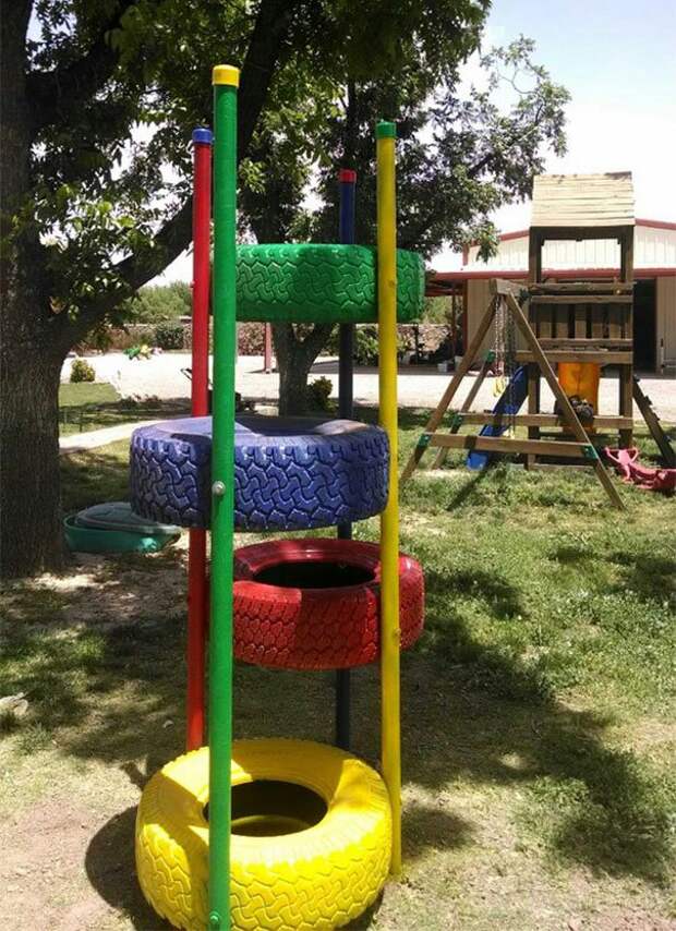 как использовать старые шины 