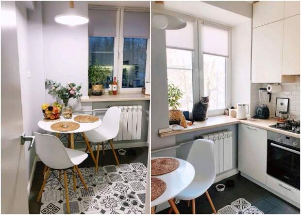 Обеденная группа органично вписалась в стилистику обновленного интерьера. Обеденная группа органично вписалась в стилистику обновленного интерьера.