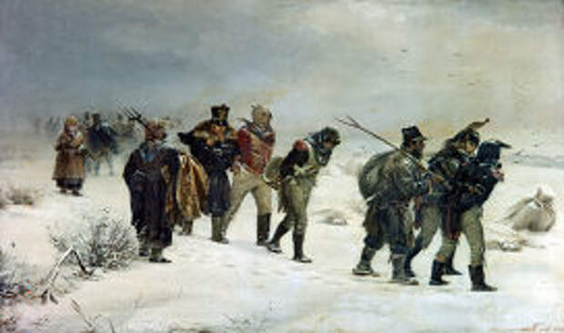 Картина Иллариона Прянишникова "В 1812 году"