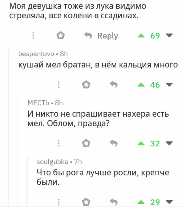 Скриншоты смешных комментариев и смс