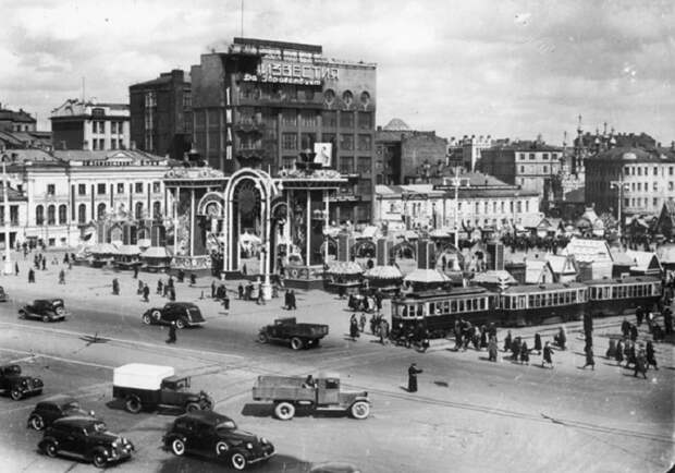 Старая Москва, 1940 год. Фотограф Наум Грановский.