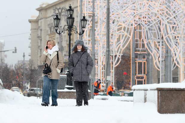 Москвичам пообещали потепление в январе