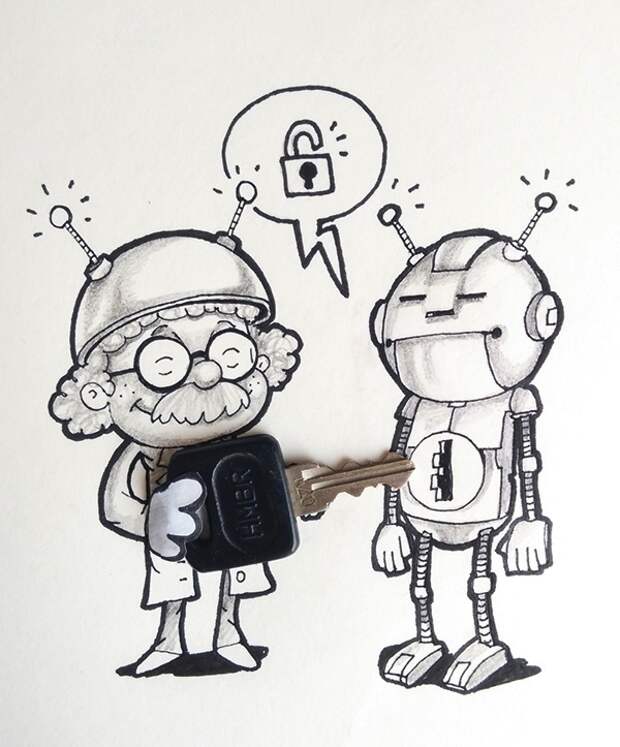 Прикольные рисунки на