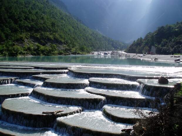 baishuitai01 Чудо китайской природы: Террасы белой воды