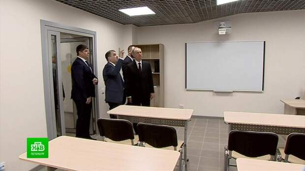 Николаю Патрушеву показали новое здание инженерно-экономического факультета СПбГМТУ