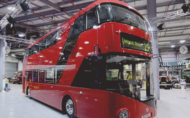 Первый полностью электрический лондонский двухэтажный автобус дабл-дэккер