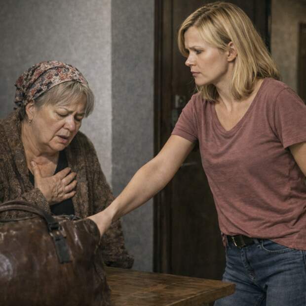 Муженек появился после заработков через восемь лет