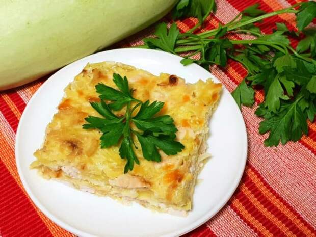 Запеканка с куриным мясом и сыром 2
