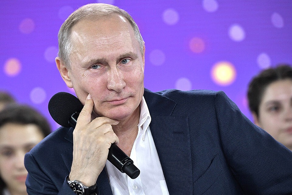 Президент России Владимир Путин. Фото Алексей Никольский / ТАСС 