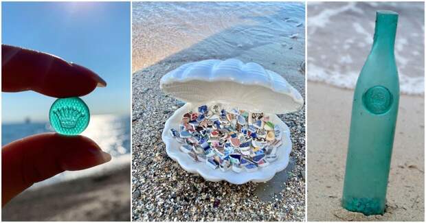 30 самых интересных вещей, которые художница нашла на пляже