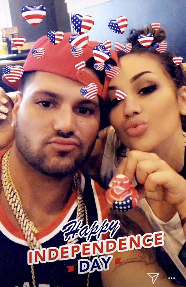 Ronnie Ortiz-Magro and Jen Harley Celebrate the 4th of July