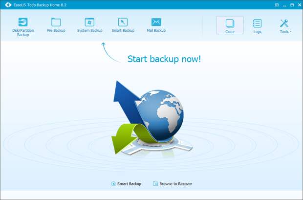 EaseUS Todo Backup Home - бесплатная лицензия