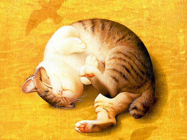 Коты Makoto Muramatsu (34 рисунка)