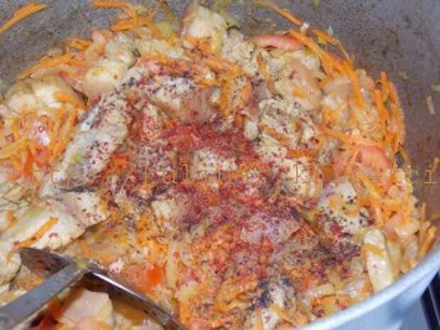 Бигус из свежей капусты со свининой на сковороде с фото пошагово рецепт классический