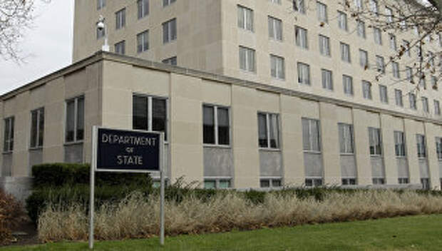 Здание Госдепартамента США в Вашингтоне. Архивное фото Здание Госдепартамента США в Вашингтоне. Архивное фото