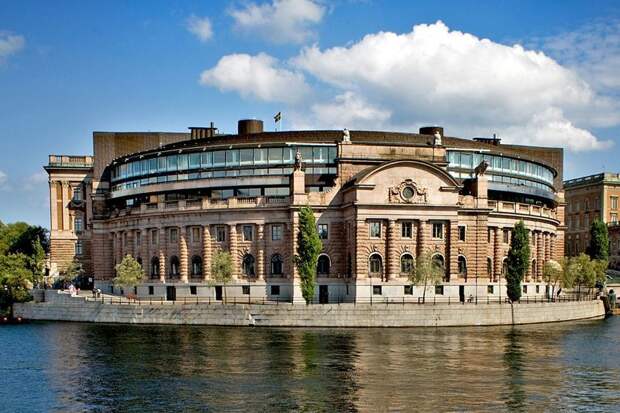 9. Здание парламента в Стокгольме (Швеция) дом правительства, разные страны мира, фото, чиновники