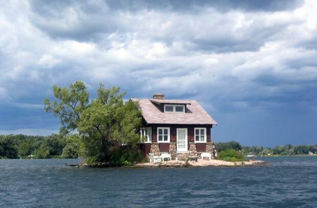 Домик на Острове (Island House) на Реке Святого Лаврентия (St Lawrence River) интересно, места, место жительства